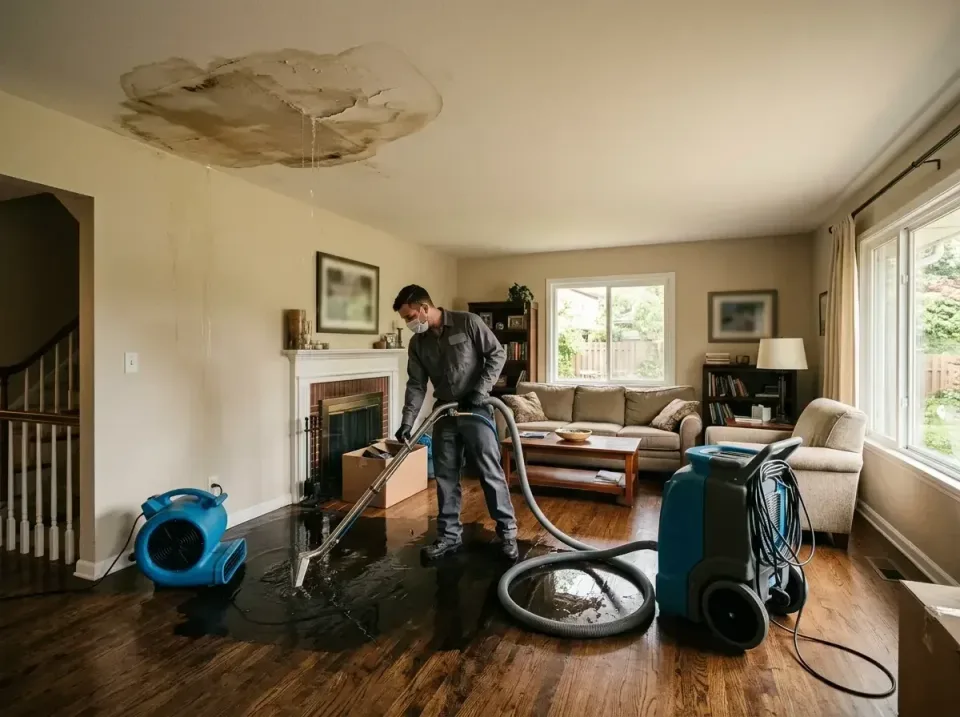 attic-pipe-burst-ceiling-drip-008 — frequently asked questions, Water Damage Restoration & Carpet Care in Highland Park, IL